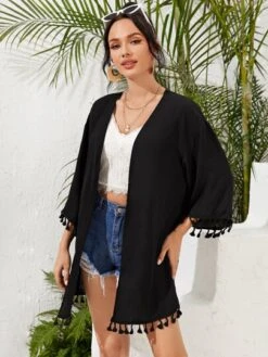 SHEIN WYWH Open Front Drop Shoulder Tassel Hem Kimono -Shein Clothing Store 1585648134f13738f6c07b3560a6e44b24f6827bcb thumbnail 405x552