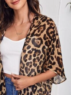SHEIN Open Front Split Hem Leopard Chiffon Kimono -Shein Clothing Store 16099103811cf6bd61306f4a93fa93b8db782ba643 thumbnail 405x552