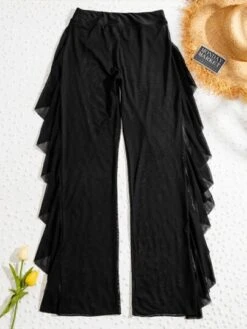 Mesh Ruffle Trim Cover Up Pants -Shein Clothing Store 161240431944b445722709fcfa97ef2b757e312aae thumbnail 405x552