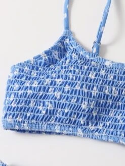 Ditsy Floral Bikini Set Smocked Cami Top & High Cut Bottom 2 Piece Swimsuit -Shein Clothing Store 1615432828faae2541d0c0992e375cf69a485874c1 thumbnail 405x552