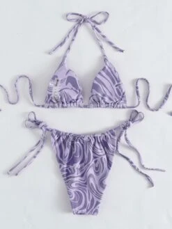 3pack Fluid Pattern Halter Triangle Bikini Swimsuit & Beach Skirt -Shein Clothing Store 16290854303ecc1adb09d2b6ac16ed3a1f3fe63806 thumbnail 405x552