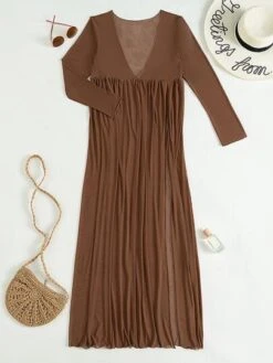 Split Thigh Cover Up Without Bikini -Shein Clothing Store 1629338927b38b04e65fb6f3e4821ea628fdea7a17 thumbnail 405x552