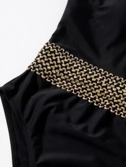 Contrast Binding Criss Cross One Piece Swimsuit -Shein Clothing Store 1630288887715b385db77f8e44ac1606237b1ebaac thumbnail 405x552