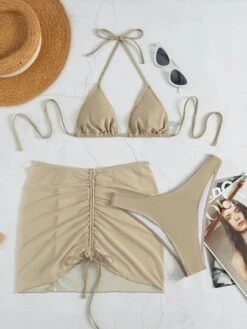 3pack Micro Triangle Bikini Swimsuit & Drawstring Beach Skirt -Shein Clothing Store 16327058944c2f61eb7f8bb1d6693916de5685a2ed thumbnail 405x552