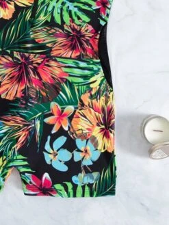 Tropical Print Zipper One Piece Swimsuit -Shein Clothing Store 163401014430db7c8c313a3901cfdb71fa603c51cc thumbnail 405x552