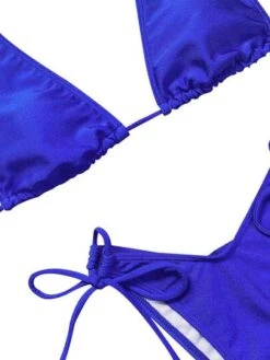 Bikinx Solid Bikini Set Halter Triangle Bra & Beaded Thong Bottom 2 Piece Swimsuit -Shein Clothing Store 163754535901f6157612fb5a8ada23b2248e4284f1 thumbnail 405x552