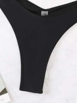 Mono Bikini Set Cut Out Push Up Bra Top & High Cut Bikini Bottom 2 Piece Swimsuit -Shein Clothing Store 1640778285e5bd631bd2cc47c08241292be1863419 thumbnail 405x552