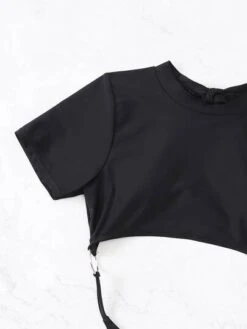 Plain Ring Linked One Piece Swimsuit -Shein Clothing Store 16413465838c30d3481dc098b65e7b73254f1fa22c thumbnail 405x552