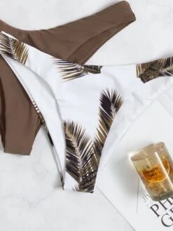 Tropical Bikini Set Underwire Cami Bra & 2Pcs Hipster Bottom 3 Piece Swimsuit -Shein Clothing Store 16413731775471e3e64d653b06f7eff3586b8d6427 thumbnail 405x552