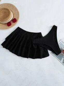 2pack Tiered Ruffle Hem Bikini Bottom With Swim Skirt -Shein Clothing Store 164195117886e30034febc87aa20a8e70fd7f6331e thumbnail 405x552