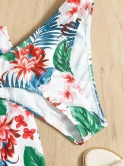 Tropical Print Tankini Set Wrap Push Up Swim Dress With High Waist Bikini Bottom 2 Piece Bathing Suit -Shein Clothing Store 16419853488c7d0df33e9a1a28620e4dffa3a903f8 thumbnail 405x552
