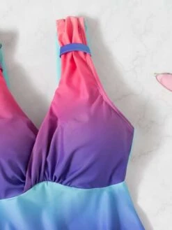 Ombre Tankini Set Wrap Detail Swim Dress & Boxer Shorts 2 Piece Swimsuit -Shein Clothing Store 1642392467f3220190f67f8db32761690d5d4058b4 thumbnail 405x552