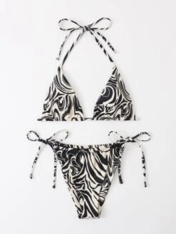 Allover Print Halter Triangle Bikini Swimsuit With Beach Skirt -Shein Clothing Store 1644388975eec8e5c1b6876e96cad0b3434137f37c thumbnail 405x552