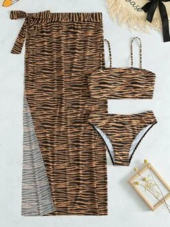 3pack Zebra Stripe Bikini Swimsuit & Beach Skirt -Shein Clothing Store 16448896357cf018533eb8df4942dd5d44a6ab43b8 thumbnail 405x552