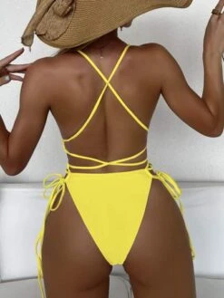 Tie Side One Piece Swimsuit