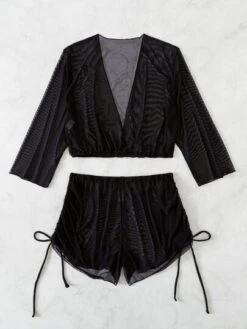 2pack Drawstring Side Cover Up