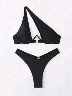 Mono Bikini Set Cut Out Push Up Bra Top & High Cut Bikini Bottom 2 Piece Swimsuit -Shein Clothing Store 16474265311fd01c9e4b96a53a6afc95da00c4e43b thumbnail 405x552