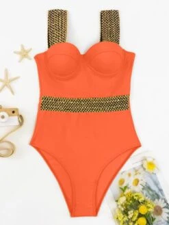 Contrast Tape Underwire One Piece Swimsuit -Shein Clothing Store 1647588108a98dee396bf1f30d8fff51094bdacbe5 thumbnail 405x552