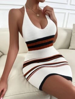 Striped Halter Cover Up -Shein Clothing Store 1648001915c19f26fe683e3d5ab16937d151f08bfe thumbnail 405x552