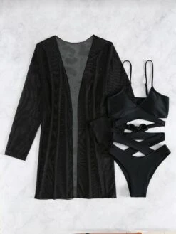 3pcs Criss Cross Bikini Set -Shein Clothing Store 1649239877a0bdc3f48b14854bc26363272ad77841 thumbnail 405x552