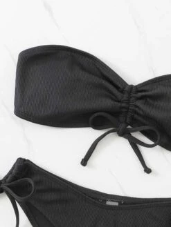 Tie Front Bandeau Bikini Swimsuit -Shein Clothing Store 16511961665a2573861d620ae71f6a2d73a2976184 thumbnail 405x552