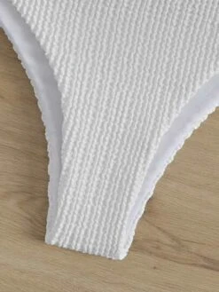 Textured Bikini Set Ruffle Trim Triangle Bra & High Cut Bottom 2 Piece Bathing Suit -Shein Clothing Store 1653634541727680f1ce9c8273fd382c9f2e0b8c7b thumbnail 405x552