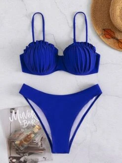 Frill Trim Push Up Bikini Swimsuit -Shein Clothing Store 16538783680782917e6287b0abfb2501c08e466962 thumbnail 405x552