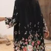 Floral Print Drop Shoulder Kimono