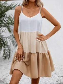 Color Block Cover Up Dress -Shein Clothing Store 167212856116977d7a75eb802fb25f4990a6675698 thumbnail 405x552