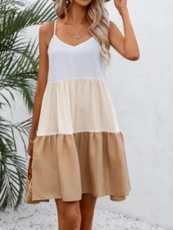 Color Block Cover Up Dress -Shein Clothing Store 16721285713af55989cacb5e373f0413db10720215 thumbnail 405x552