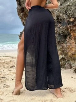 Split Thigh Cover Up Pants