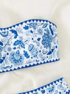 Floral Print Bikini Set Bandeau Bra & Bikini Bottom 2 Piece Bathing Suit -Shein Clothing Store 167340850744ec026736be285a41d826065f367537 thumbnail 405x552