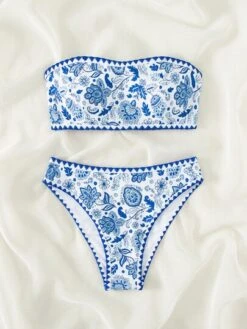 Floral Print Bikini Set Bandeau Bra & Bikini Bottom 2 Piece Bathing Suit -Shein Clothing Store 167340851020fdd460a5751816104282eb04b9b1b4 thumbnail 405x552