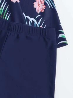 Random Tropical Print Tankini Set Knot Strap Longline Tank Top & Boxer Shorts 2 Piece Swimsuit -Shein Clothing Store 1673659957b017ccad842eaf6fc1a296b555c3656e thumbnail 405x552