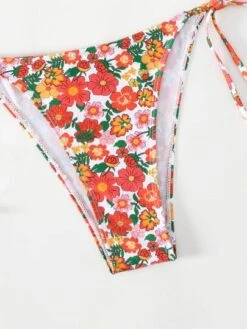 Floral Bikini Set Frill Trim Underwire Top & Tie Side Bottom 2 Piece Swimsuit -Shein Clothing Store 16736646334ceb8805fa56cb3a38118d5b5eef232b thumbnail 405x552