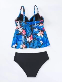 Tropical Print Ruched Bikini Swimsuit -Shein Clothing Store 16740367205fc06650fa6ca0089634133403045c7e thumbnail 405x552
