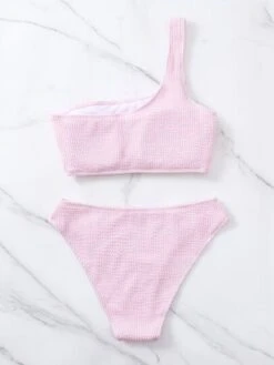 Textured One Shoulder Bikini Swimsuit -Shein Clothing Store 1675392192ae41f263e25baa93b74bcbd523067f43 thumbnail 405x552