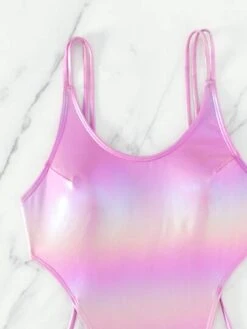 Ombre Metallic Cut Out Tie Front One Piece Swimsuit -Shein Clothing Store 1675931172114a1d190047f5c4b7dc4e4b975f8266 thumbnail 405x552