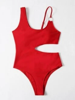 Plain Cut-out Ring Linked One Piece Swimsuit -Shein Clothing Store 1676000197533a8980dc810f78489b11881e6b83f1 thumbnail 405x552