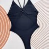 Ring Linked One Piece Swimsuit