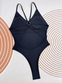 Ring Linked One Piece Swimsuit