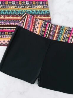 Geo Print Shorts Bikini Swimsuit -Shein Clothing Store 1677055307cedcccc773f4fd3c01aba0dc371b67a1 thumbnail 405x552