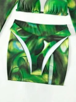 Tie Dye Halter Triangle Bikini Swimsuit With Cover Up Set -Shein Clothing Store 1677808339cb953666f3a4d77e1685d603ff57ef80 thumbnail 405x552