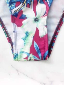 Tropical Print Knot Side One Piece Swimsuit -Shein Clothing Store 167816911250d9f506ef44be22ff0f83d87c410613 thumbnail 405x552