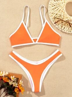 Contrast Binding High Cut Bikini Swimsuit -Shein Clothing Store 1678175865db7fd3790ee35753acde1e8aa1b08643 thumbnail 405x552