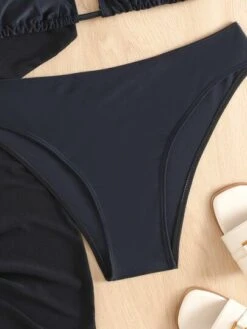 Criss Cross Halter Triangle Bikini Swimsuit With Cover Up -Shein Clothing Store 1678416916c0d9552b47c2e89d4b3181e463a97aa2 thumbnail 405x552