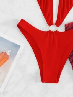 Ring Linked Halter One Piece Swimsuit With Beach Skirt -Shein Clothing Store 1678689672342e7346ae5c3acb92fe7752b4c2d188 thumbnail 405x552