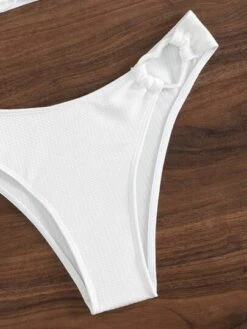 Textured Bikini Set Heart-Ring Halter Wireless Bra & Bikini Bottom 2 Piece Swimsuit -Shein Clothing Store 1678770270216379dbbcbded4cfe833b8d8c9565c2 thumbnail 405x552