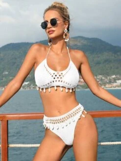 Crochet Shell Decor Halter Bikini Swimsuit -Shein Clothing Store 16788568583124b67167ee390d56e4b29077b20cc6 thumbnail 405x552