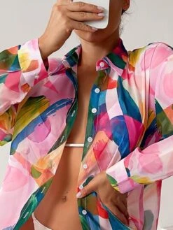 Allover Print Button Front Kimono -Shein Clothing Store 16790186399d0b46a96c1c235621c3cf9888ac26ea thumbnail 405x552